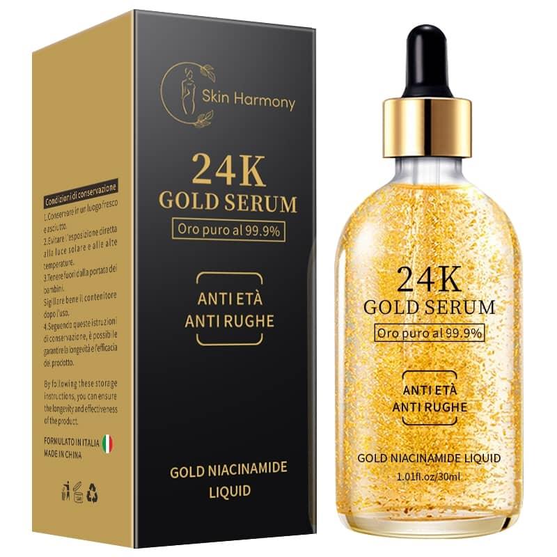 IN OFFERTA: 1 Siero Viso Oro 24k con Acido Ialuronico e Bava di Lumaca + 3 IN OMAGGIO - SkinHarmony®